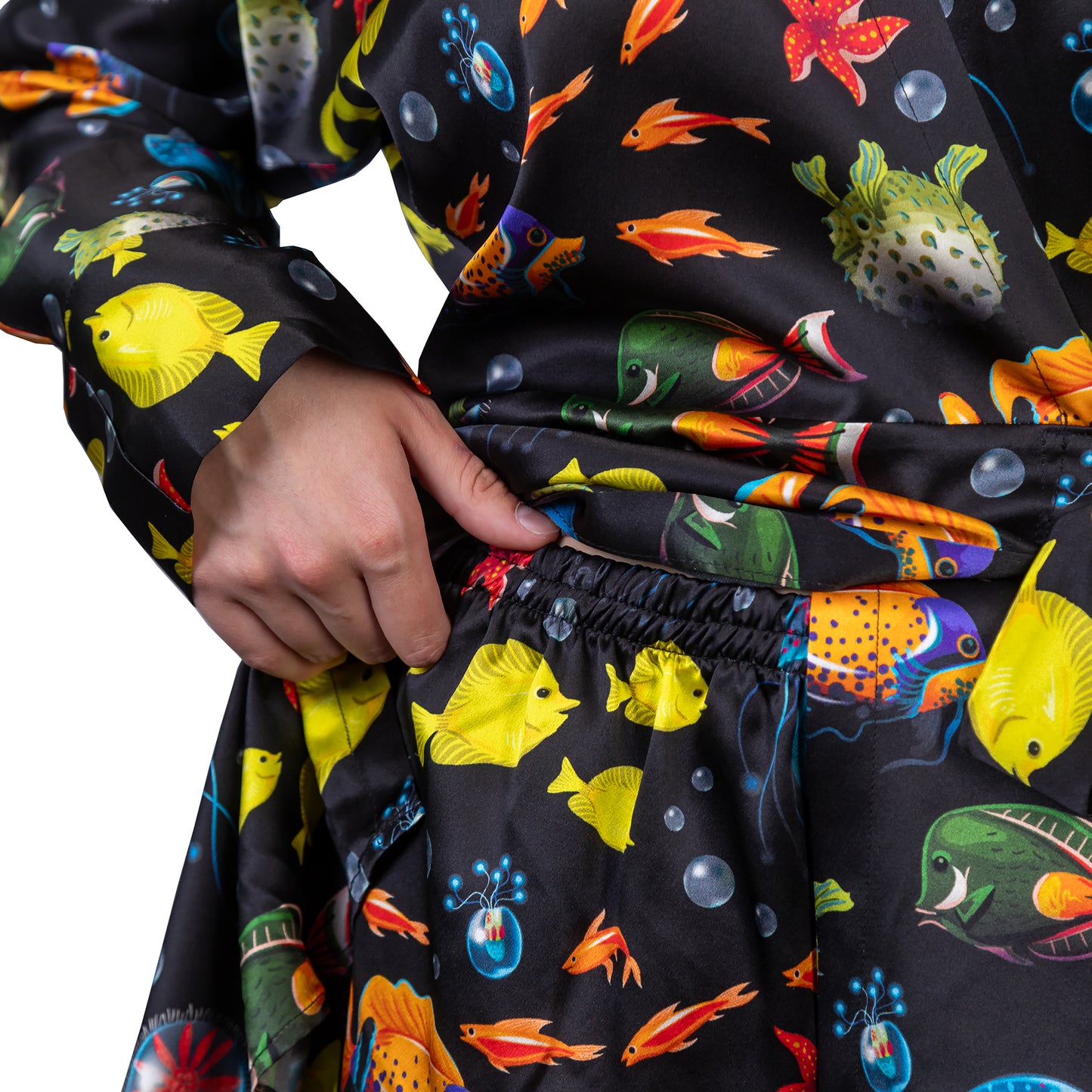 Blue Diamond Realistic / Kimono Style Robe