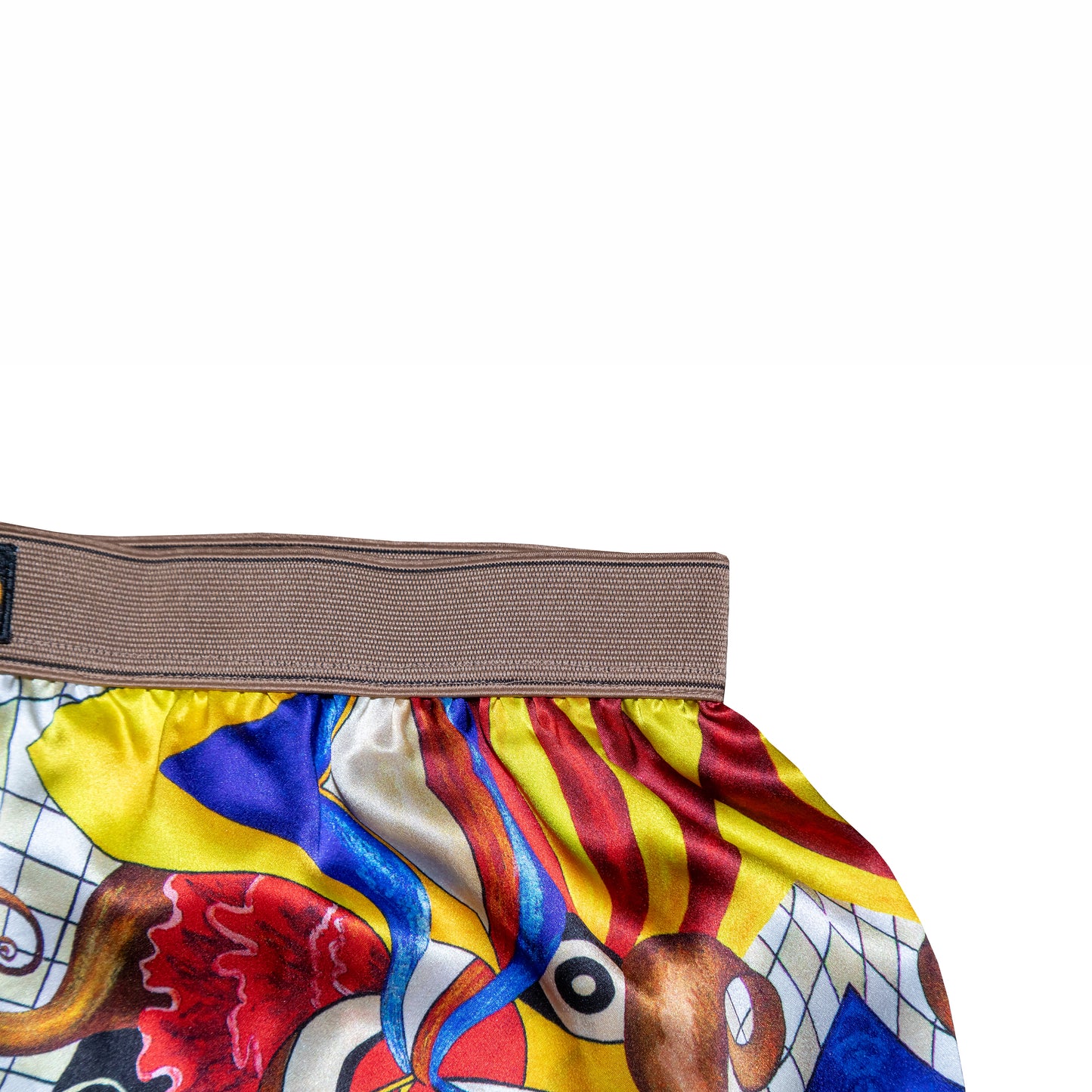 Blue Diamond Abstract / Boxer Brown